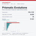 GradeWorthy Set Value Sheet cover: Prismatic Evolutions, every card priced, data as of 2026-09-13
